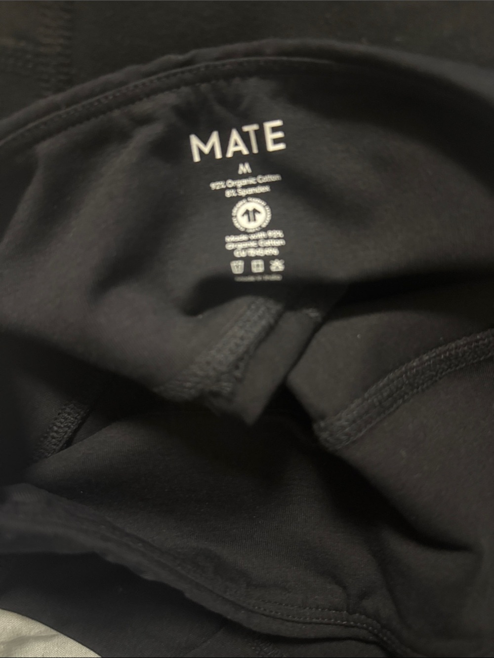 Mate the label organic stretch midi legging with pockets black - Picture 4 of 4